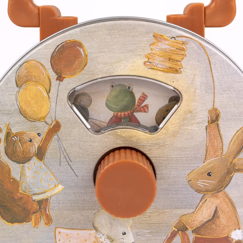 Speldosa rörlig kompisgäng