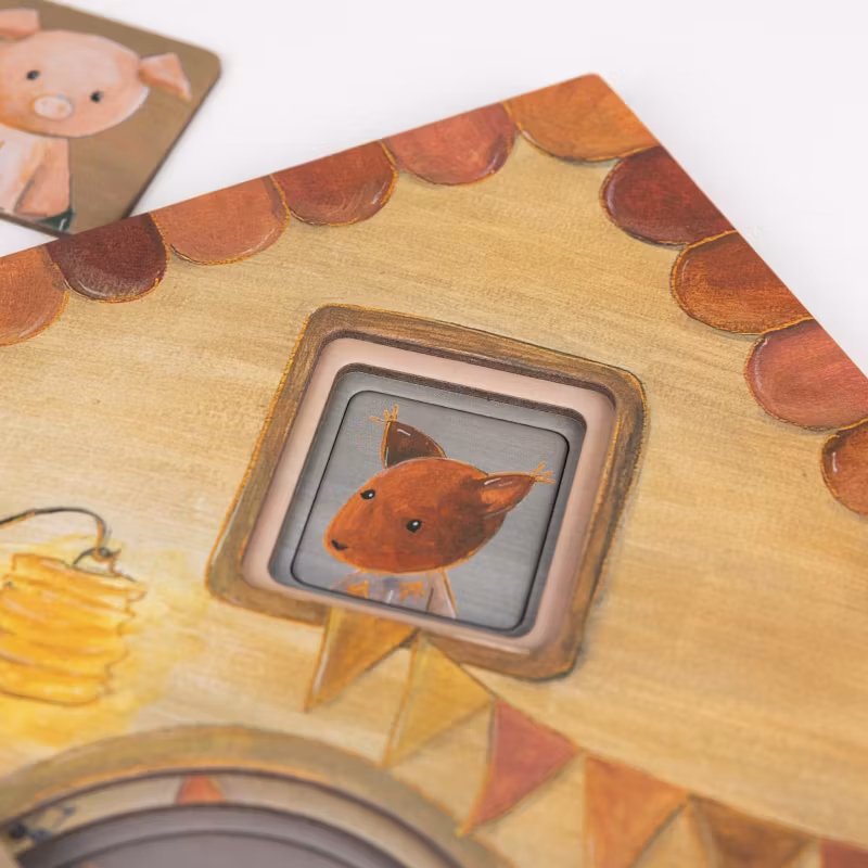 Pussel i lager kompisgäng