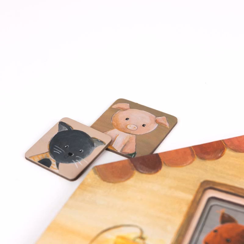 Pussel i lager kompisgäng