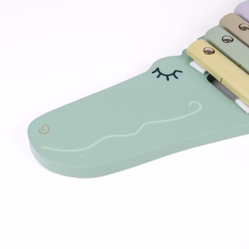 Xylofon färgfull krokodil