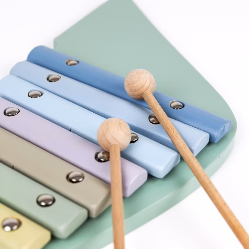 Xylofon färgfull krokodil