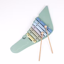 Xylofon färgfull krokodil