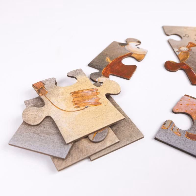 4 pussel kompisgäng