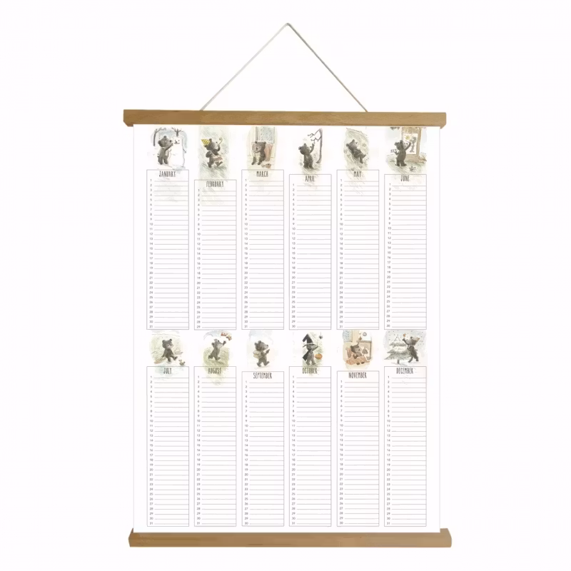 Poster almanacka ink hängare