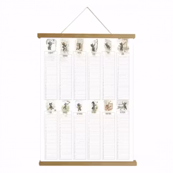 Poster almanacka ink hängare