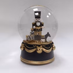 Glob nötknäpparen svart & guld