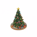 Speldosa Julgran med tåg