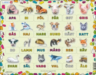 Läs och hitta djuret - Larsen