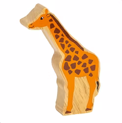 Giraff träfigur