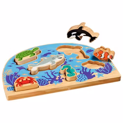 Blockpussel havsliv Fairtrade