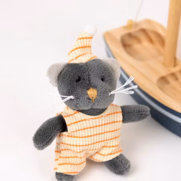 Malo Katt i båt - lekfigur