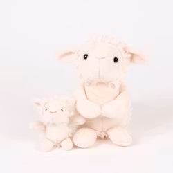 Lamm med unge - mjukisdjur