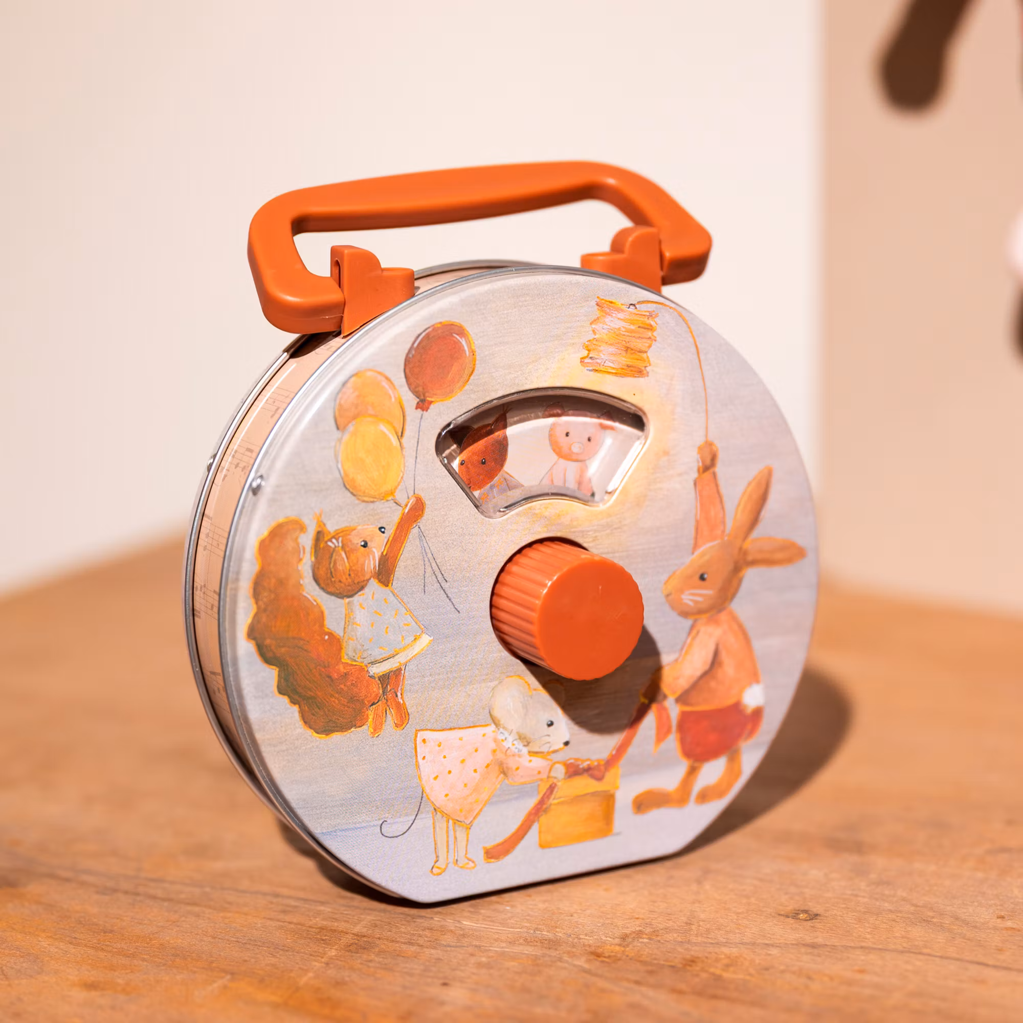 Speldosa rörlig kompisgäng