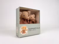 Ollie Elefant - presentset med snuttefilt & skallra