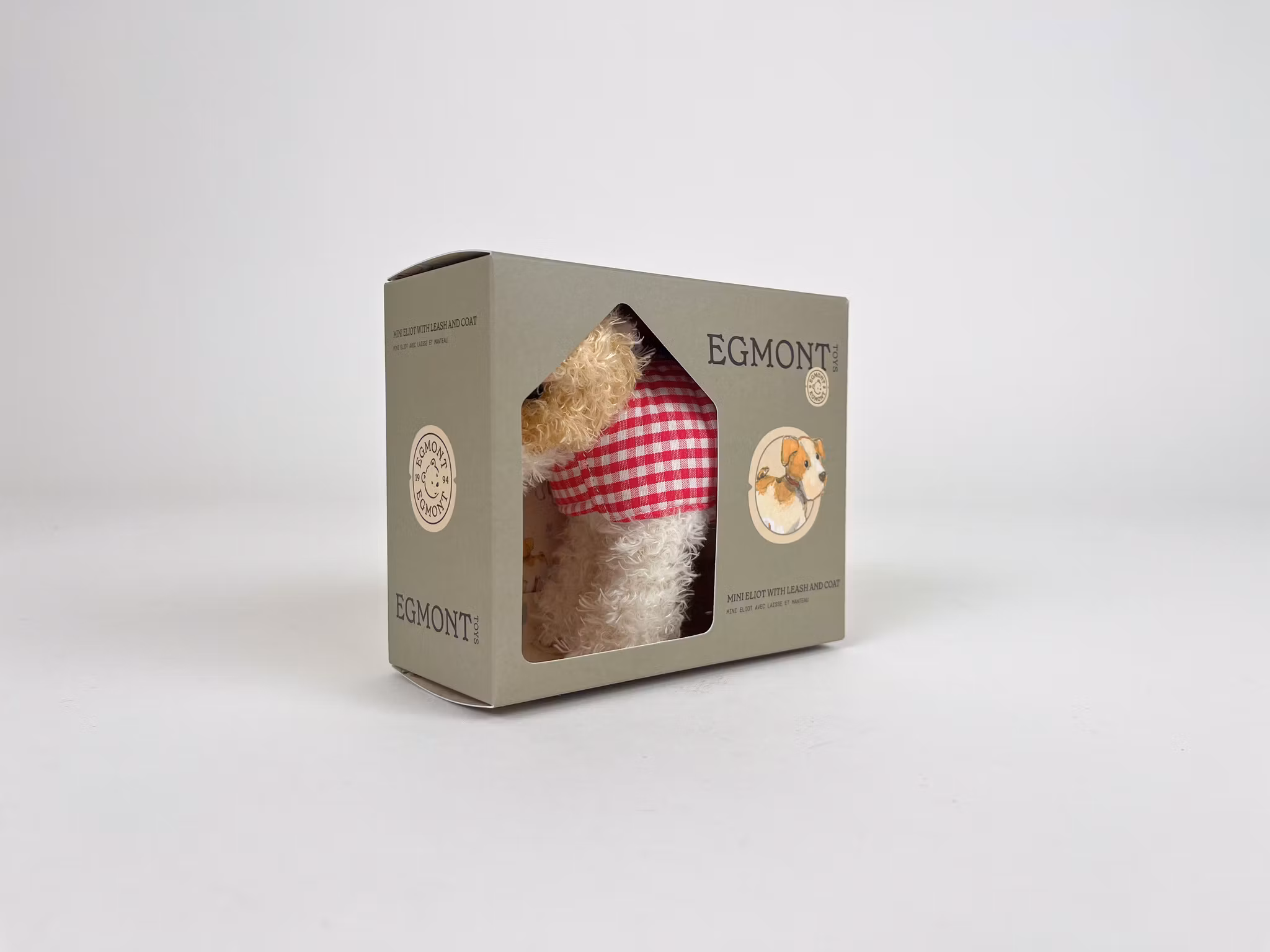 Mini Eliot Hund - med koppel & jacka