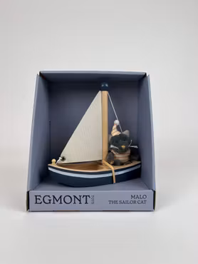 Malo Katt i båt - lekfigur