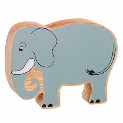 Elefant träfigur
