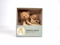 Marcel Björn - presentset med snuttefilt & skallra