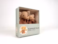 Ollie Elefant - presentset med snuttefilt & skallra
