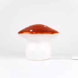 Svamplampa mellan tegel