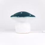 Svamplampa mellan blågrön