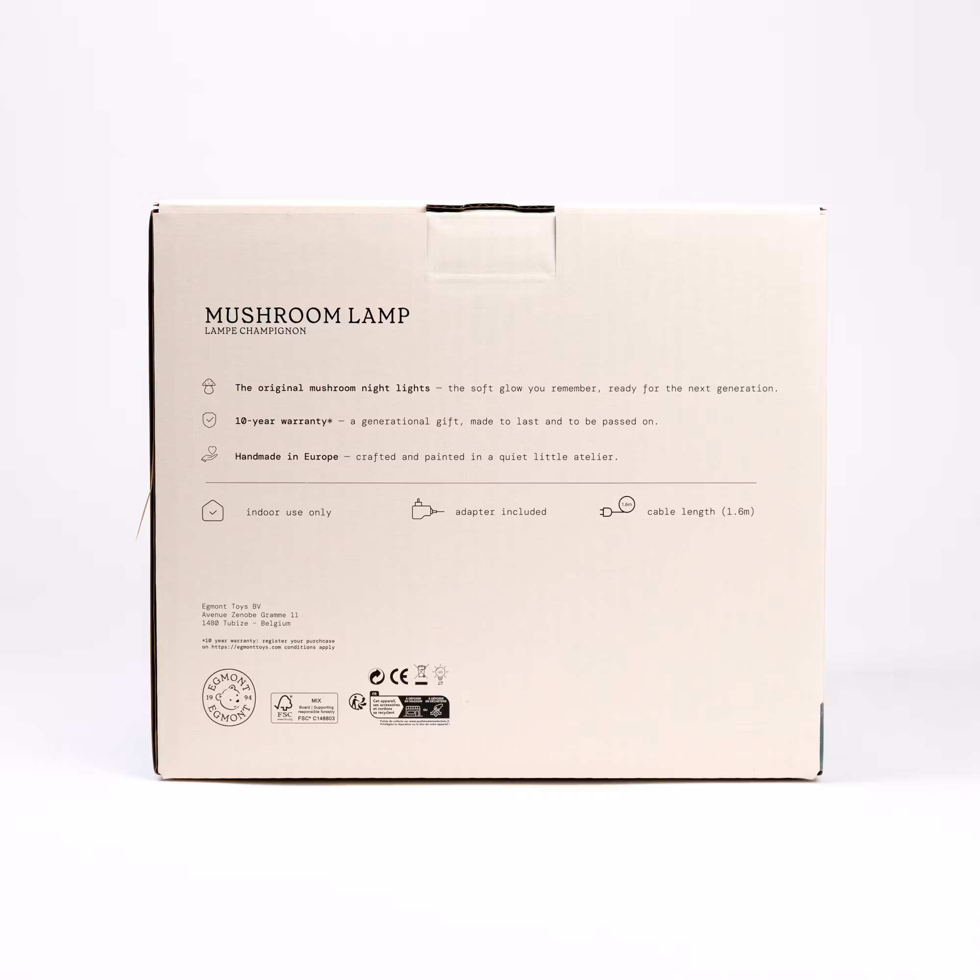 Svamplampa XL blå
