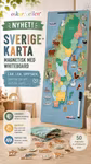 Sverigekarta magnetisk med whiteboard