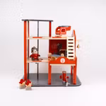 Brandstation set med tillbehör  - "mini friends"