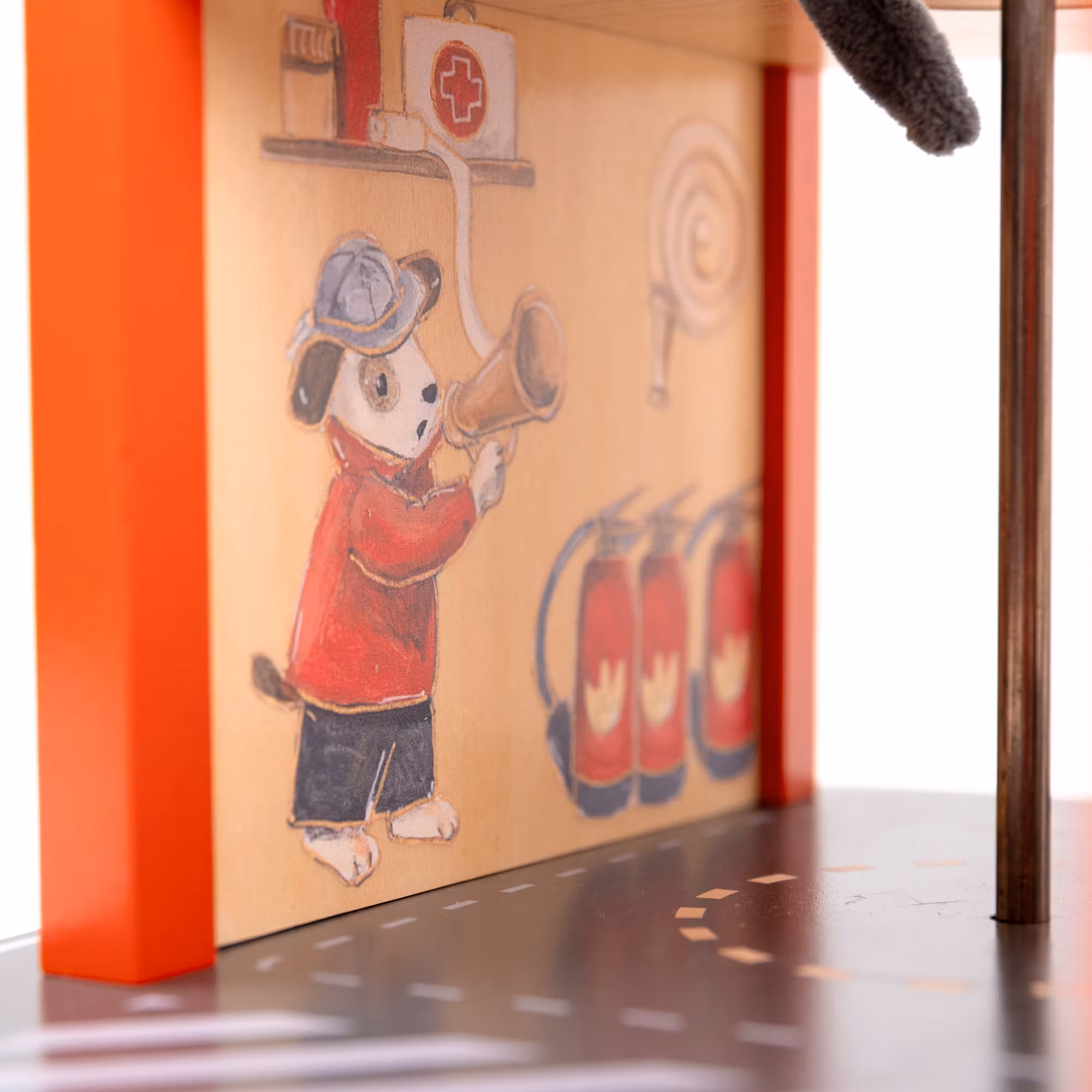 Brandstation set med tillbehör  - "mini friends"