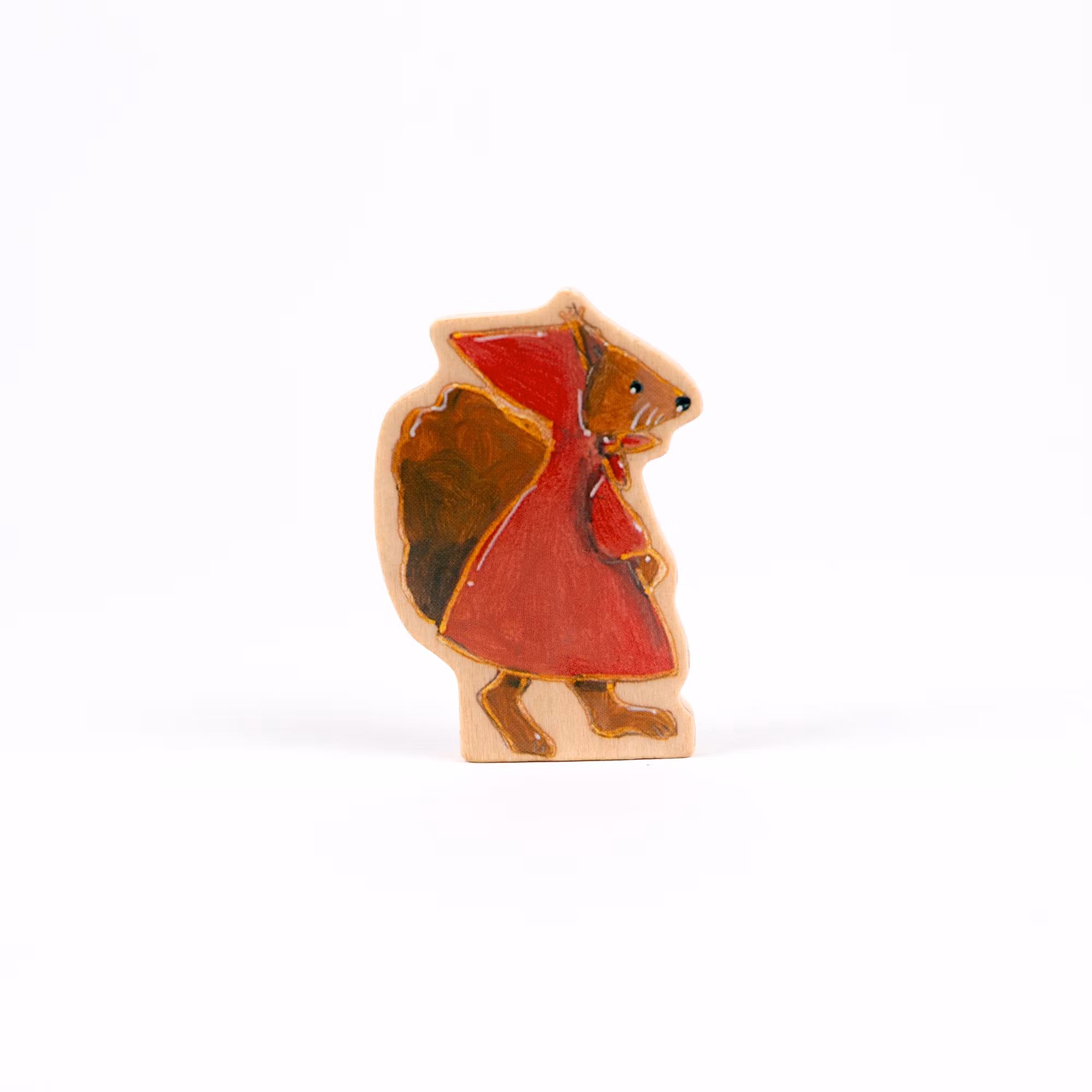Sagoteater med träfigurer