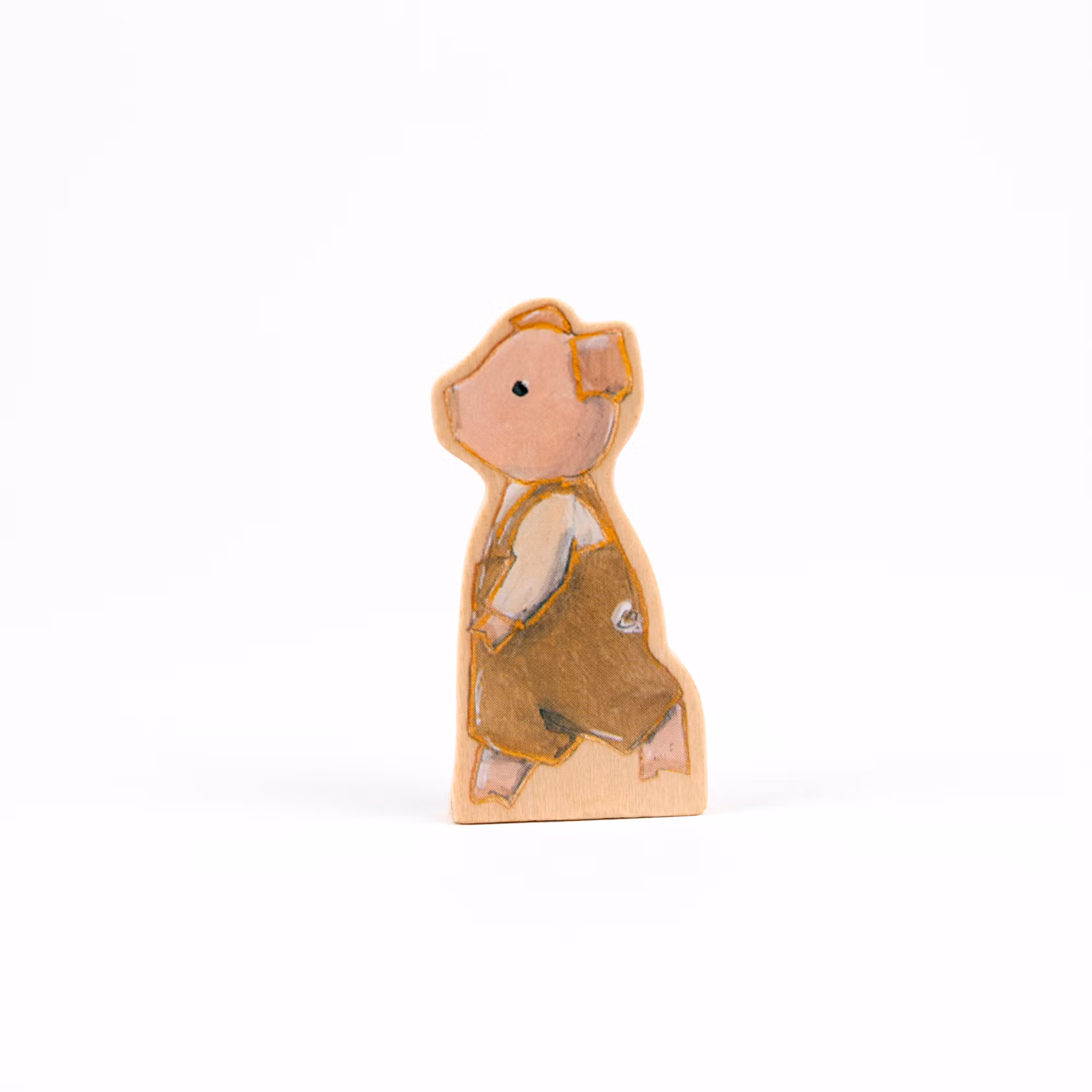 Sagoteater med träfigurer
