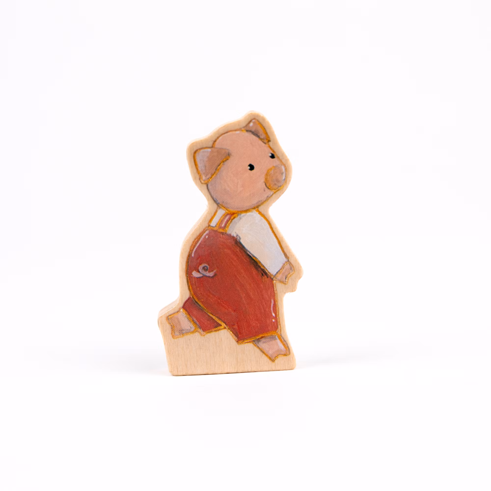 Sagoteater med träfigurer