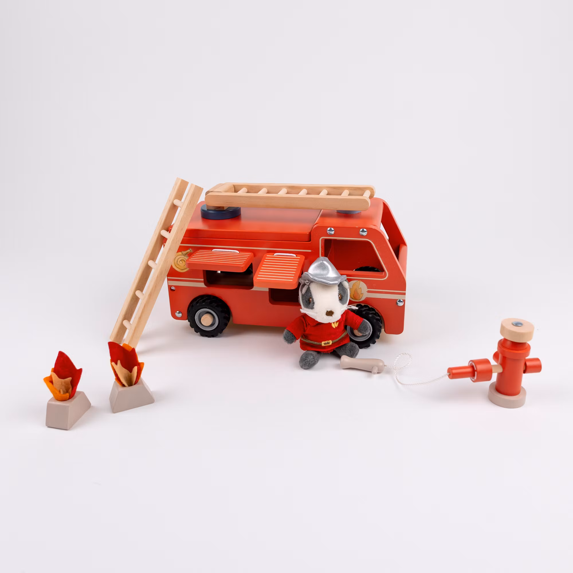 Brandbilsset - "mini friends"