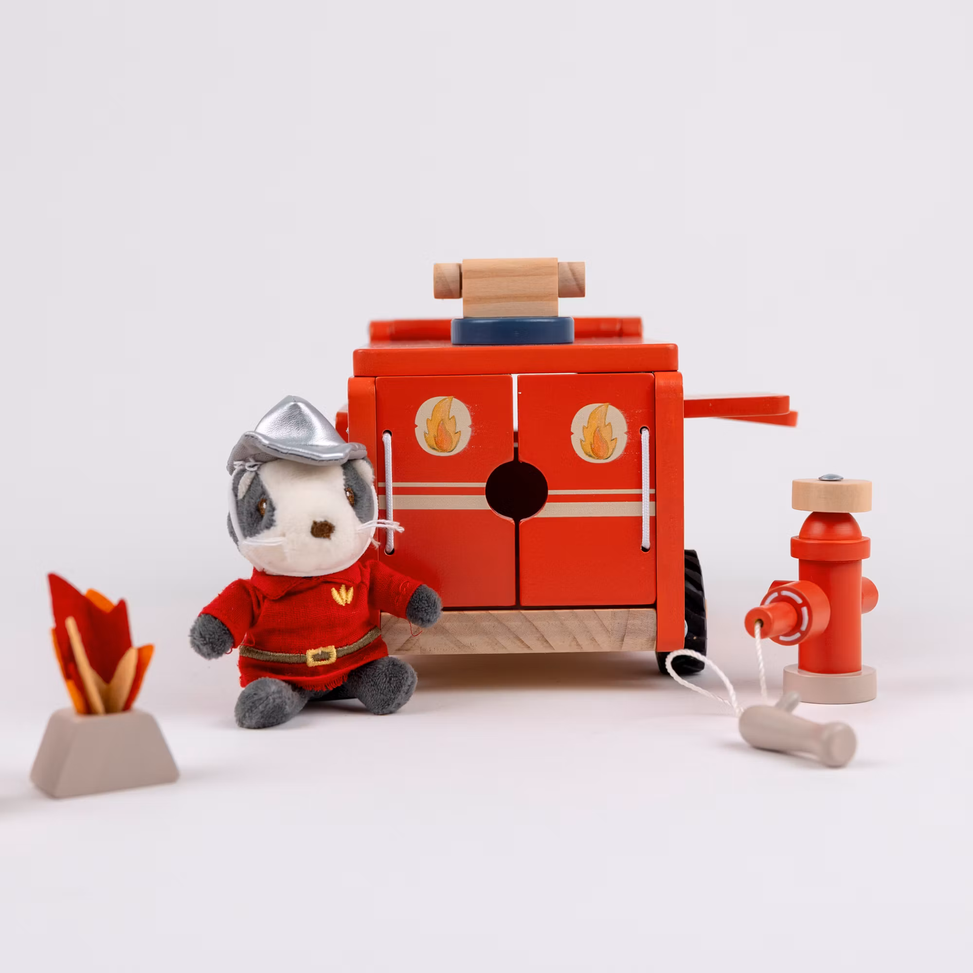 Brandbilsset - "mini friends"