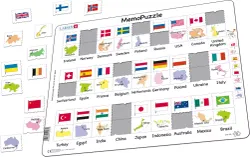 Memopussel land flagga 2 - Larsen