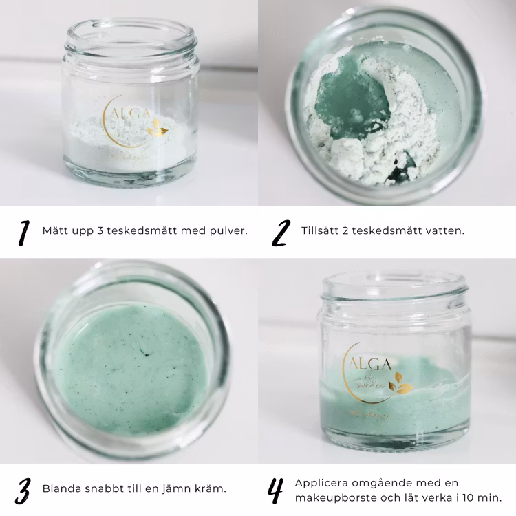 STARTKIT: Salonga. 3 st ansiktsmasker med hög dos av alger och mineraler.