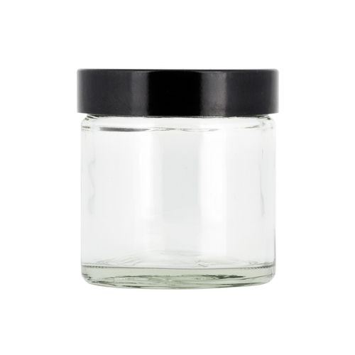 GLASBURK MED SVART LOCK