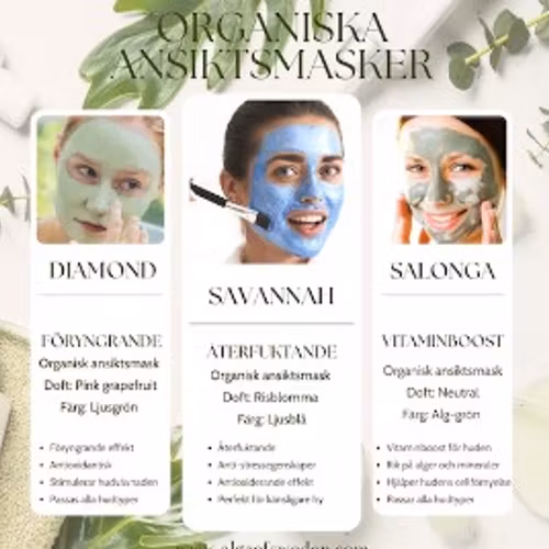 Three face-mask samples - try them all!
