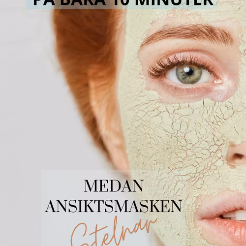 RECEPTBOKEN: Baka och laga på bara 10 minuter -medan ansiktsmasken stelnar -A6 format