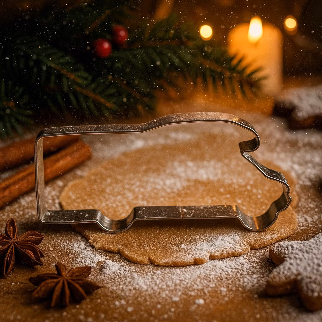 Kakform formad som en husbil