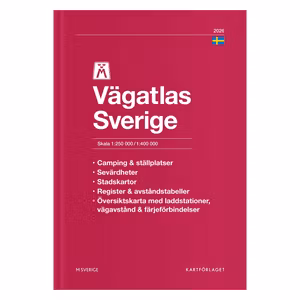 M Vägatlas Sverige 2026