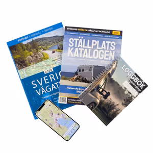 Stora Sverigepaketet: Ställplatskatalog, App, Loggbok, Vägatlas Sverige