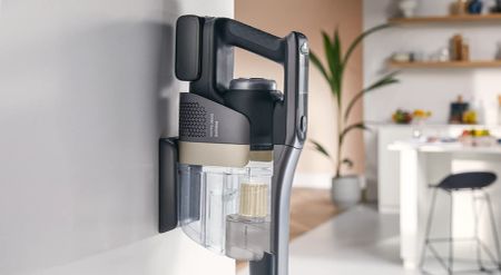 Sladdlös dammsugare med moppfunktion