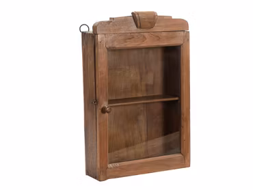 Mindre väggskåp i teak