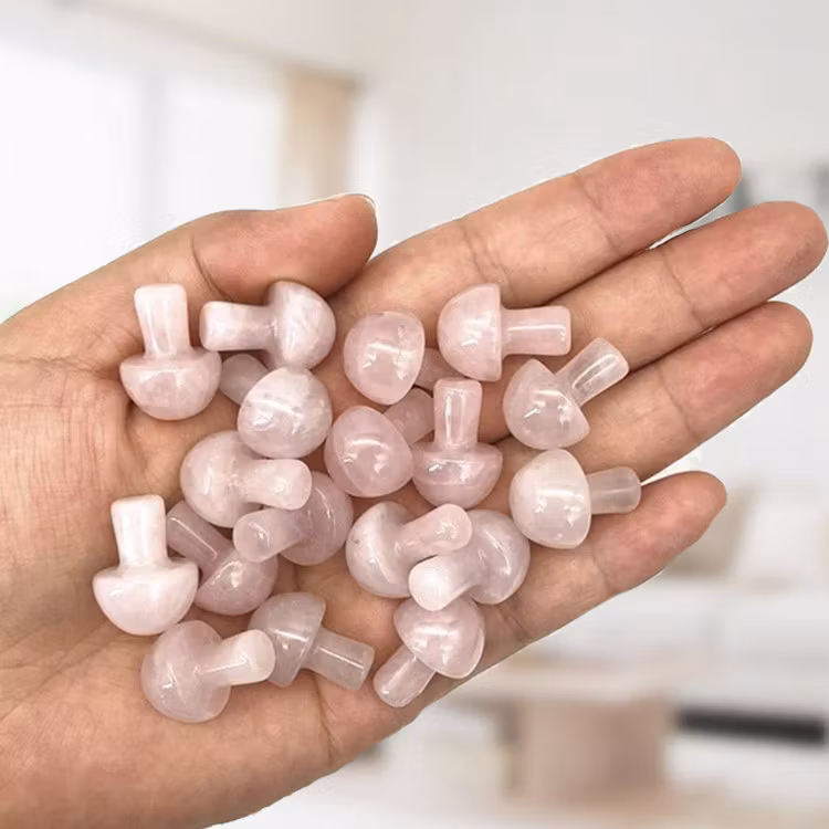 Rosenkvarts Svamp 2cm