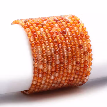 Karneol 4mm Armband