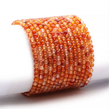 Karneol 4mm Armband