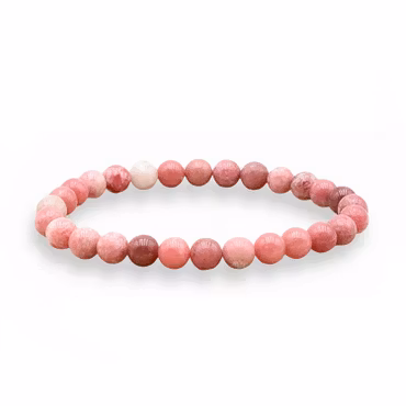 Thulit 6mm pärlor Armband