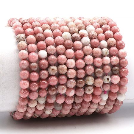 Thulit 6mm pärlor Armband