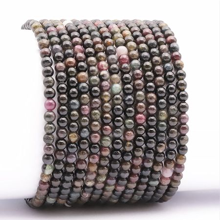 Turmalin Regnbågs 4mm Armband